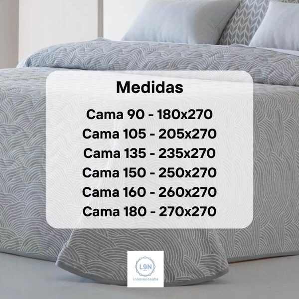 Colcha bouti RODAS de Tejidos JVR