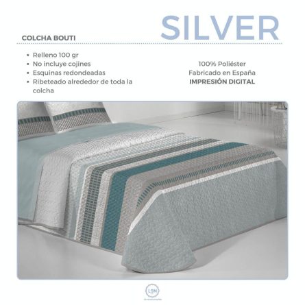 Colcha bouti SILVER de Tejidos JVR