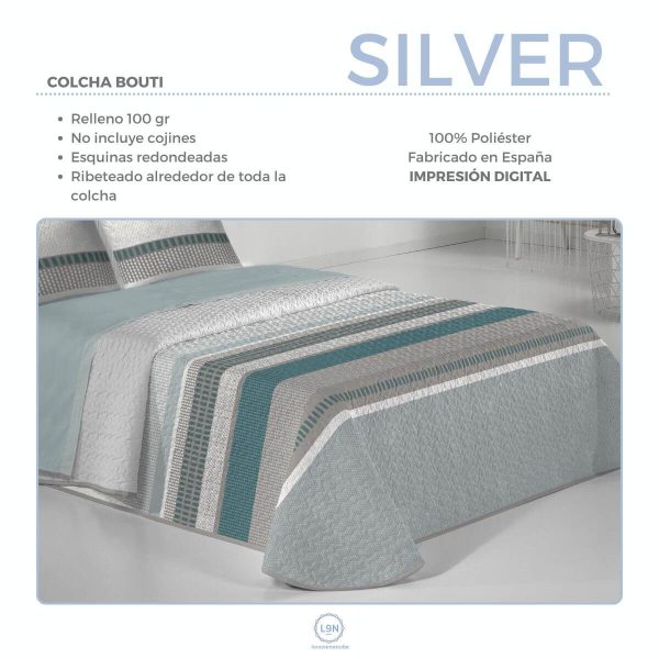 Colcha bouti SILVER de Tejidos JVR