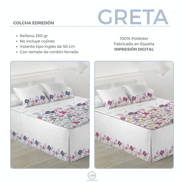 Colcha edredón GRETA de Tejidos JVR