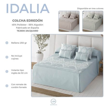 Colcha edredón IDALIA de Tejidos JVR