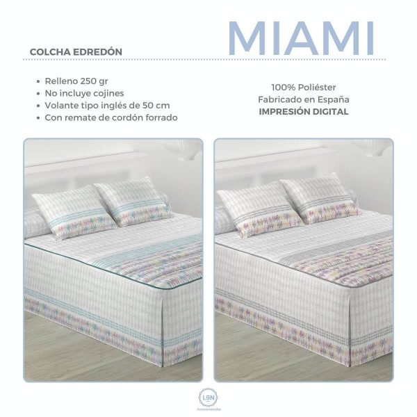 Colcha edredón MIAMI de Tejidos JVR