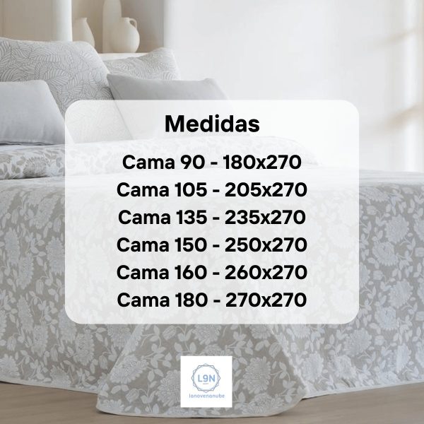 Colcha capa ELIS de Tejidos JVR