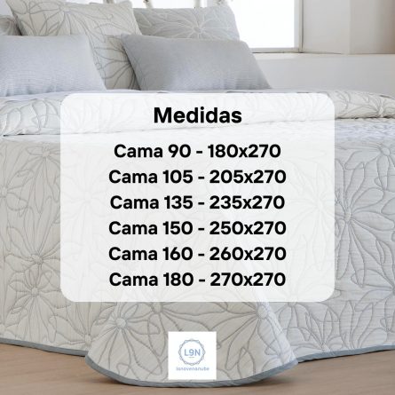 Colcha capa NENUFAR de Tejidos JVR