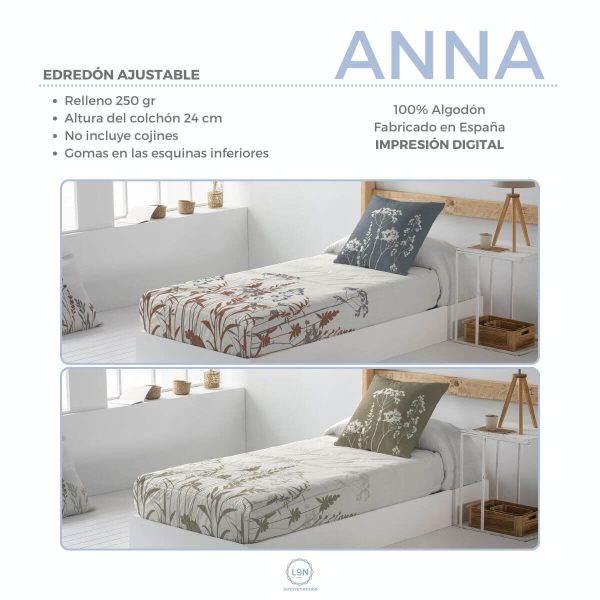 Edredón ajustable ANNA de Tejidos JVR