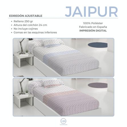 Edredón ajustable JAIPUR de Tejidos JVR