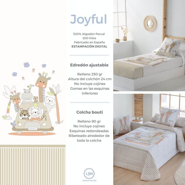 Edredón ajustable JOYFUL de Tejidos JVR