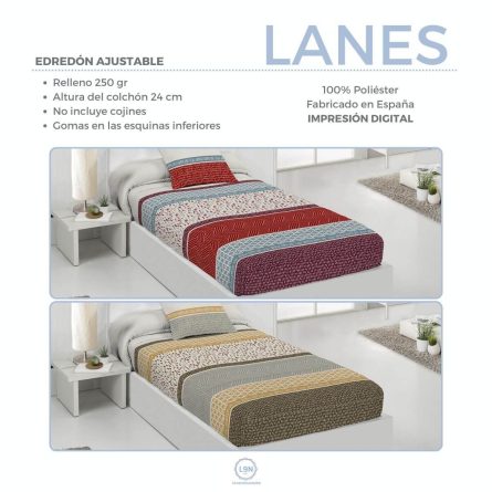 Edredón ajustable LANES de Tejidos JVR