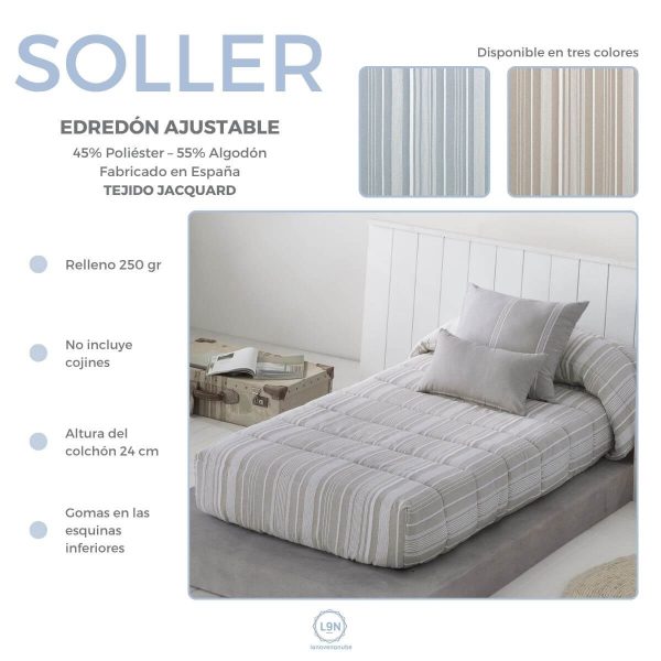 Edredón ajustable SOLLER de Tejidos JVR