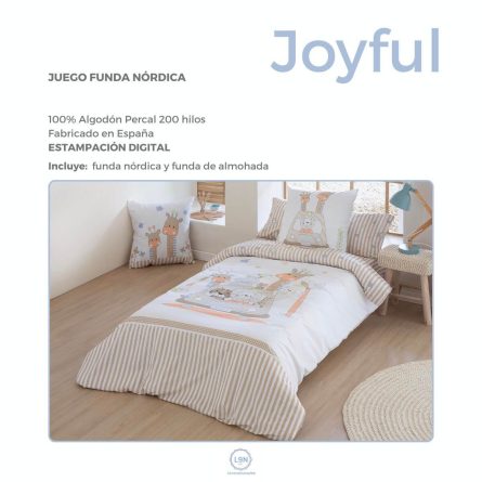 Funda nórdica JOYFUL de Tejidos JVR