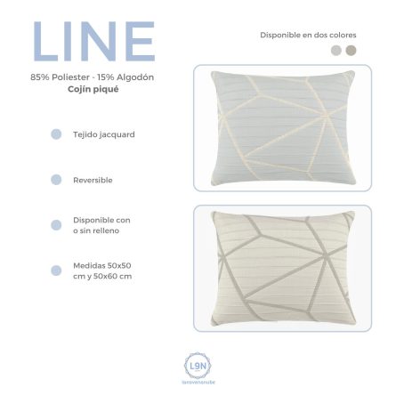 Cojín LINE de Tejidos JVR