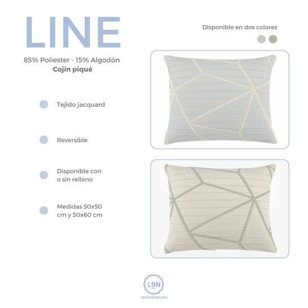 Cojín LINE de Tejidos JVR