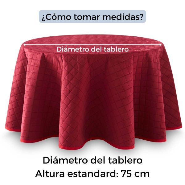 Falda camilla Velvet acolchada Redonda de Lanovenanube
