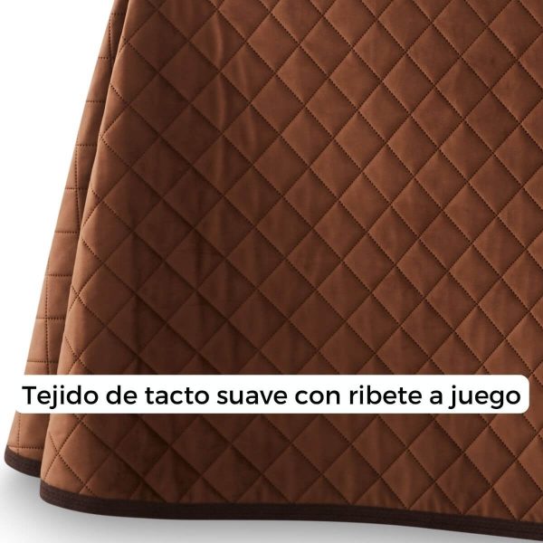 Falda camilla Velvet acolchada Rectangular de Lanovenanube