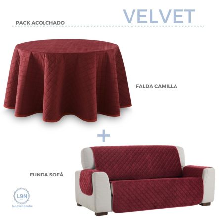 Falda camilla Velvet acolchada Redonda de Lanovenanube
