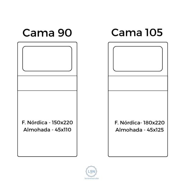 Dúo de funda nórdica ARI de EsTelia