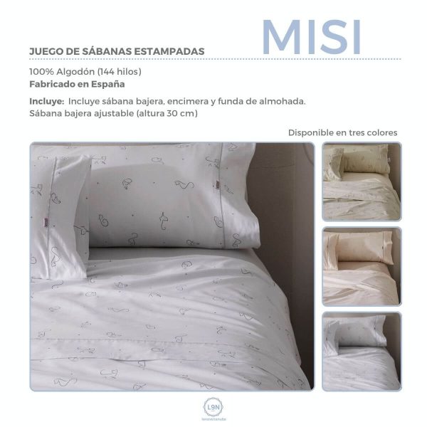 Juego de sábanas MISI de EsTelia