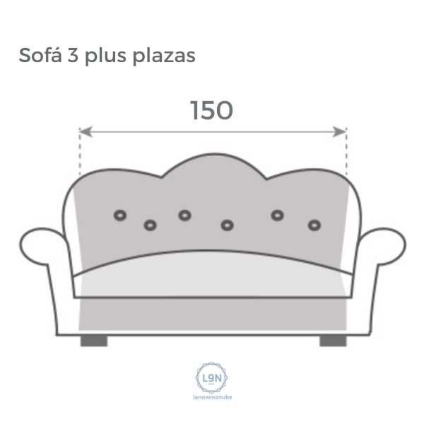 Funda sofá Chester/brazo alto Acolchado MALLORCA de Belmarti