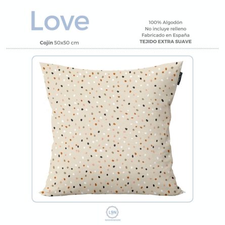 Funda de cojín LOVE de Ilustrando tus sueños