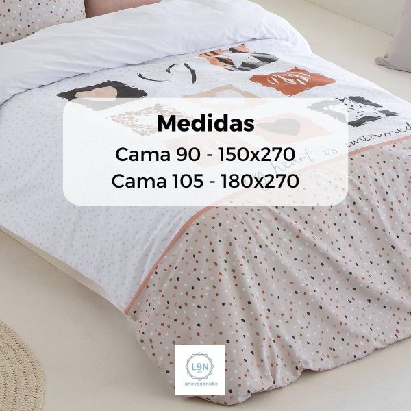 Funda nórdica LOVE de Ilustrando tus sueños