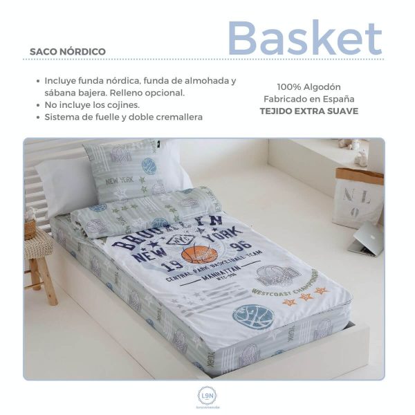 Saco nórdico BASKET de Ilustrando tus sueños