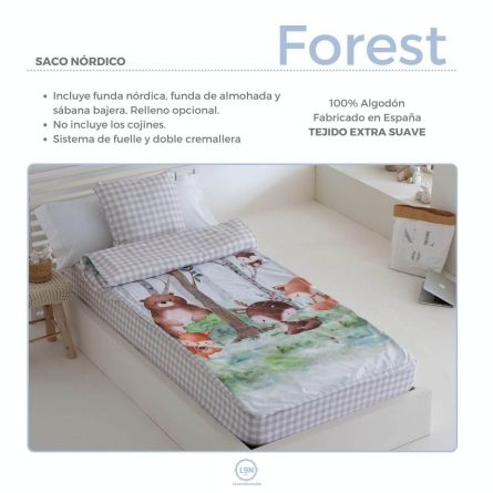 Saco nórdico FOREST de Ilustrando tus sueños