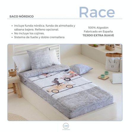 Saco nórdico RACE de Ilustrando tus sueños