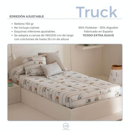 Edredón ajustable TRUCK de Confecciones Paula