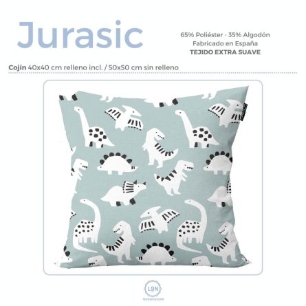 Funda de cojín JURASIC de Confecciones Paula