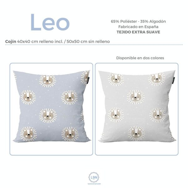 Funda de cojín LEO de Confecciones Paula