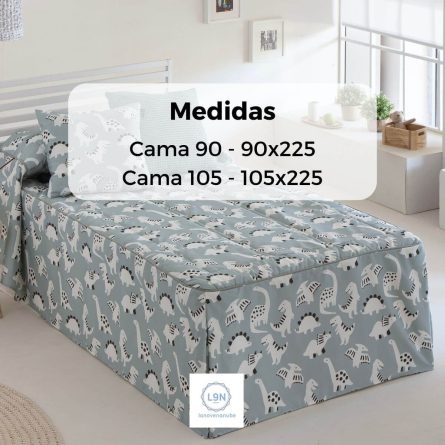 Colcha Edredón JURASIC de Confecciones Paula