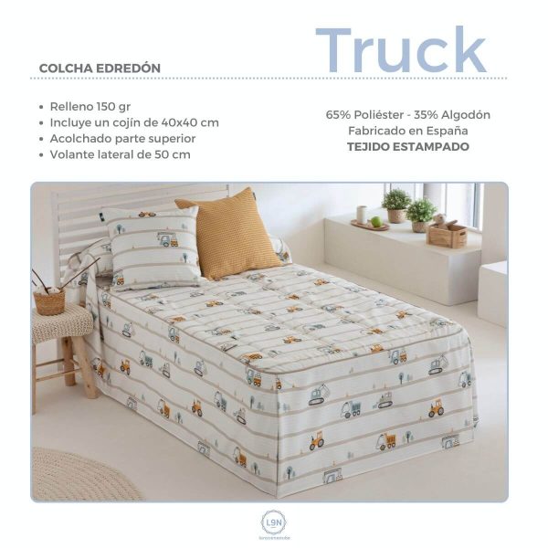 Colcha Edredón TRUCK de Confecciones Paula