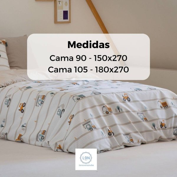 Funda nórdica TRUCK de Confecciones Paula