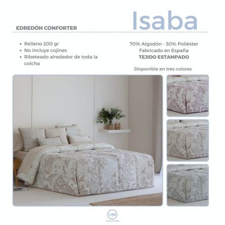 Edredón conforter ISABA de Confecciones Paula