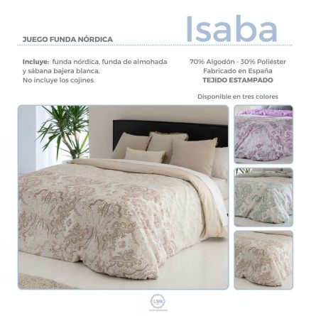 Funda nórdica ISABA de Confecciones Paula
