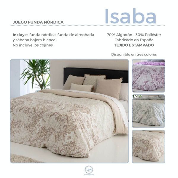 Funda nórdica ISABA de Confecciones Paula
