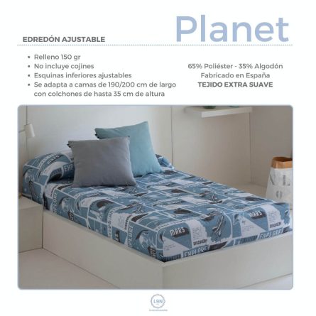 Edredón ajustable PLANET de Confecciones Paula