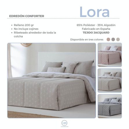 Edredón conforter LORA de Confecciones Paula