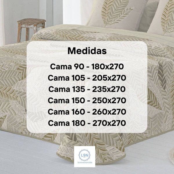Colcha bouti DELHI de Tejidos JVR