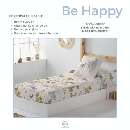 Edredón ajustable BE HAPPY de Tejidos JVR