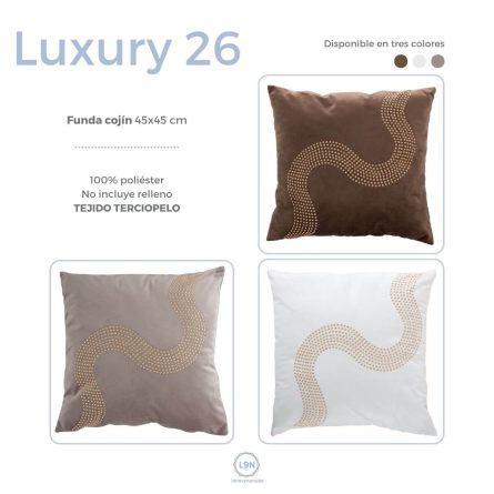 Funda de cojín sin relleno LUXURY-26 de Antilo