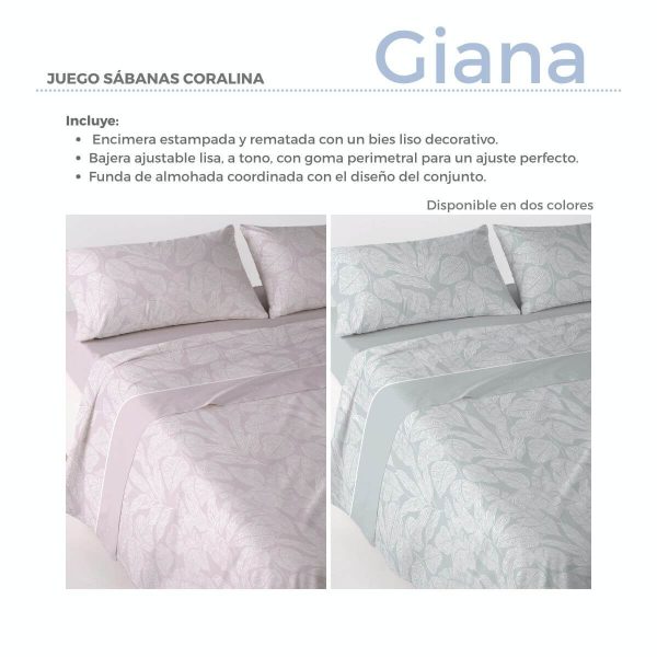 Juego de sábanas Coralina GIANA de Antilo