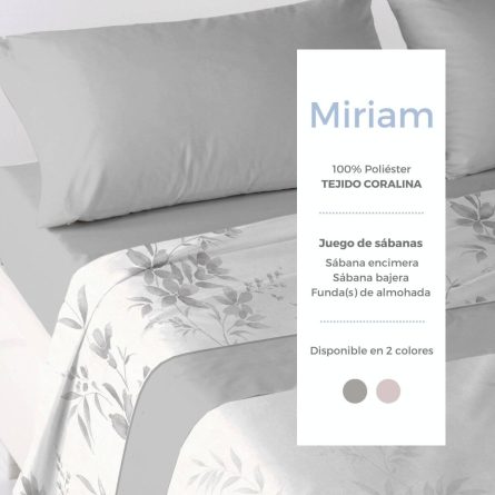 Juego de sábanas Coralina MIRIAM de Antilo