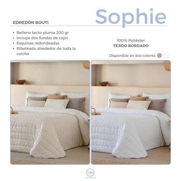 Colcha bouti SOPHIE de Fundeco