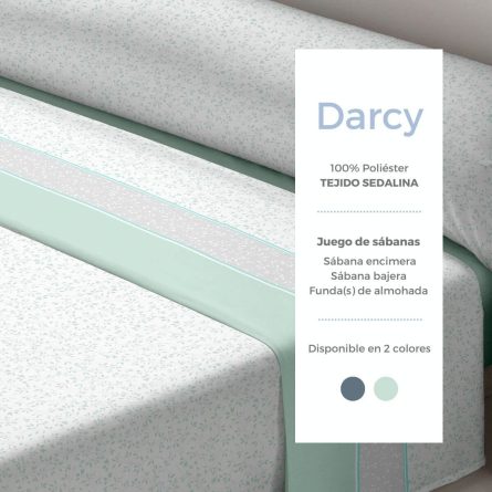Juego de sábanas sedalina DARCY de Tejidos Reina