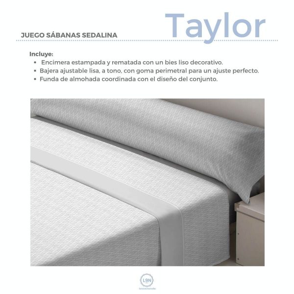 Juego de sábanas sedalina TAYLOR de Tejidos Reina