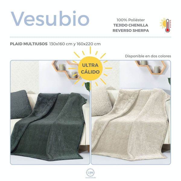 Plaid multiusos Sherpa VESUBIO de Tejidos Reina
