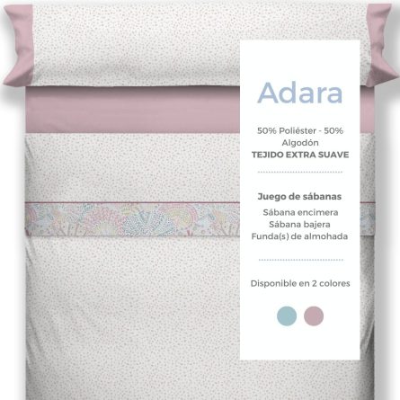 Juego de sábanas ADARA de Cañete