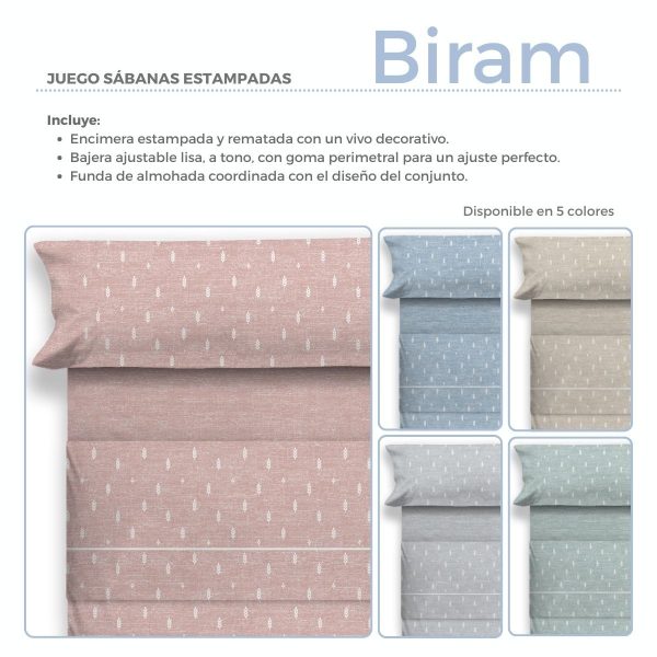 Juego de sábanas BIRAM de Cañete