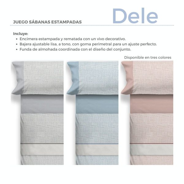 Juego de sábanas DELE de Cañete